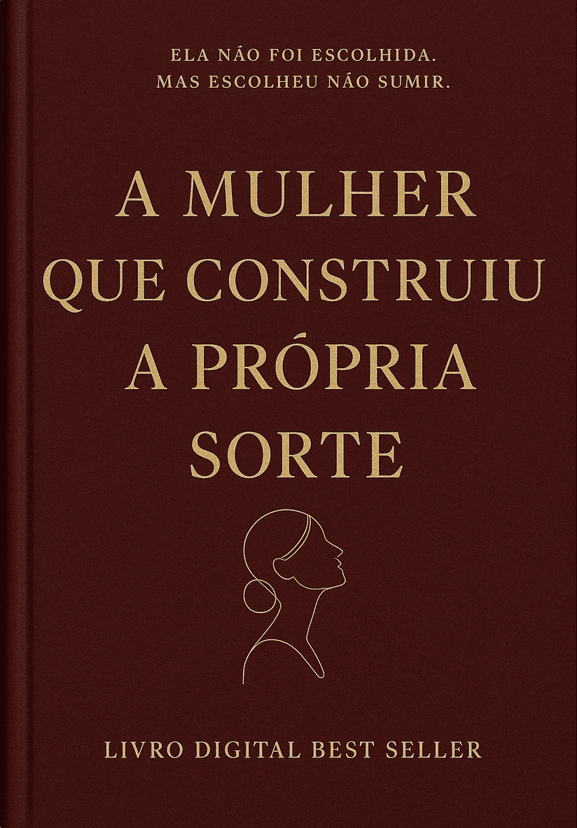 Mockup do Livro A Mulher Que Construiu a Própria Sorte